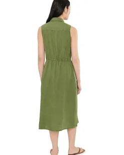 KUT from the Kloth Bowie Button-Down Linen Dress Women's
