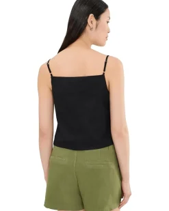 KUT from the Kloth Kerri Linen Spaghetti Strap Top Women's