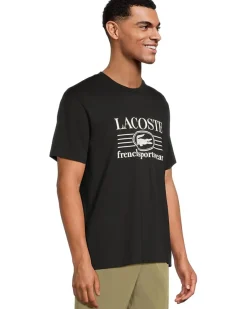 Lacoste Classic Fit Cotton Print T-shirt Men's