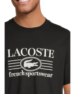 Lacoste Classic Fit Cotton Print T-shirt Men's