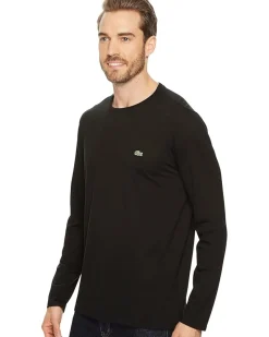 Lacoste Long Sleeve Pima Jersey Crew Neck T-Shirt Men's