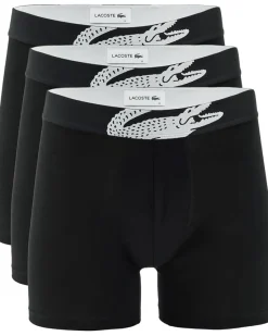 Lacoste 3-Pack Crocodile Logo Boxer Briefs Men's