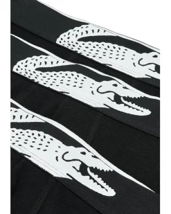 Lacoste 3-Pack Crocodile Logo Boxer Briefs Men's