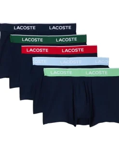 Lacoste 5-Pack Logo Trunks Men's