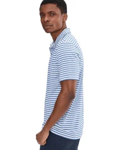 Lacoste Regular Fit Ultra Dry Striped Golf Polo Shirt Men's