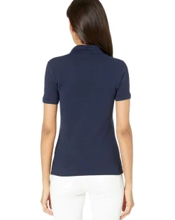 Lacoste Short Sleeve Slim Fit Stretch Pique Polo Women's