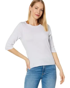 LAmade Santa Monica Mitered Back Elbow Length Tee Women's