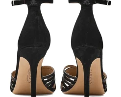 Lauren Ralph Lauren Allie Suede & Leather Multi Strap Sandals Women's