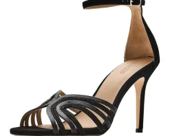 Lauren Ralph Lauren Allie Suede & Leather Multi Strap Sandals Women's