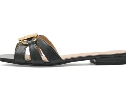 Lauren Ralph Lauren Blaike Nappa Leather Slide Sandals Women's