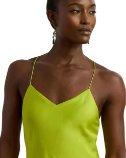 Lauren Ralph Lauren Featherweight Charmeuse Slip Dress Women's