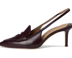 Lauren Ralph Lauren Khloe Leather Slingback Loafers Pumps Women's