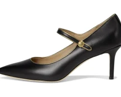 Lauren Ralph Lauren Lanette Metallic-Trim Mary Jane Pumps Women's