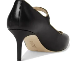Lauren Ralph Lauren Lanette Metallic-Trim Mary Jane Pumps Women's