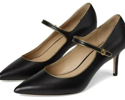 Lauren Ralph Lauren Lanette Metallic-Trim Mary Jane Pumps Women's