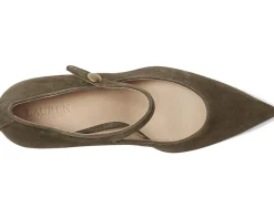 Lauren Ralph Lauren Lanette Suede Mary Jane Pumps Women's