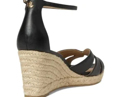 Lauren Ralph Lauren Nellie Nappa Leather Espadrille Women's
