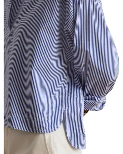 Lauren Ralph Lauren Striped Cropped Shirt Women's