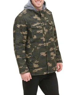 Levi's® Levi's Men's Washed Cotton Hooded Military Jacket Men's