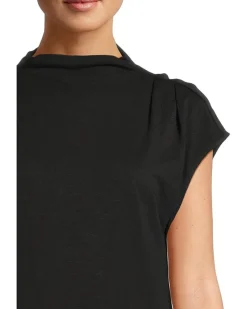Lilla P Cap Sleeve Mock Women's