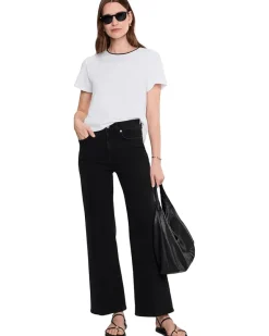 Lilla P Contrast Roll Relaxed Crew Women's