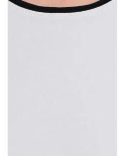Lilla P Contrast Roll Relaxed Crew Women's