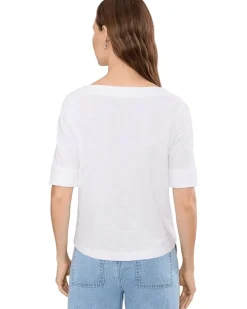 Lilla P Cuffed Sleeve Boatneck Women's