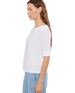 Lilla P Cuffed Sleeve Boatneck Women's