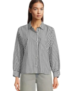 Lilla P Dolman Sleeve Button-Down Shirt Women's
