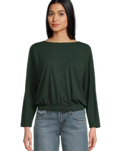 Lilla P Elastic Hem Dolman Boatneck Women's