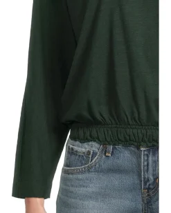 Lilla P Elastic Hem Dolman Boatneck Women's