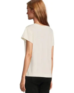 Lilla P Relaxed Short Sleeve V-Neck Tee Women's