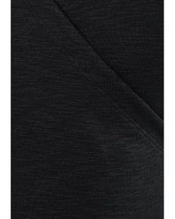 Lilla P Ribbed Slub 3/4 Sleeve Surplice Women's