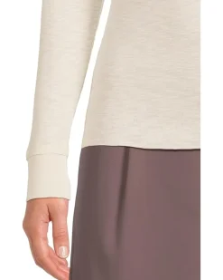 Lilla P Rib Slub Long Sleeve Crew Women's
