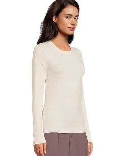 Lilla P Rib Slub Long Sleeve Crew Women's