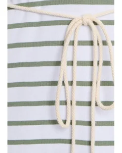 Lilla P Rib Stripe Side Slit Tank Dress Women's