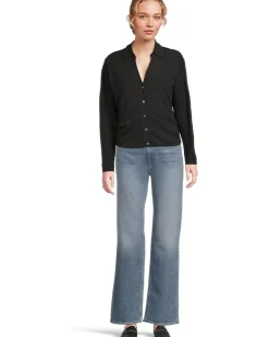 Lilla P Side Pleat Button-Down Women's