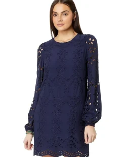 Lilly Pulitzer Alyna Long Sleeve Eyelet Dress Women's