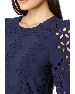 Lilly Pulitzer Alyna Long Sleeve Eyelet Dress Women's