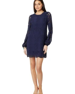 Lilly Pulitzer Alyna Long Sleeve Eyelet Dress Women's