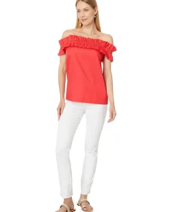 Lilly Pulitzer Brennalee Off The Shoulder Top Women's