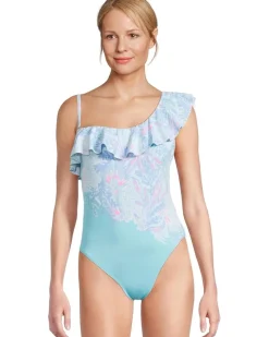 Lilly Pulitzer Caelum Ruffle One-Piece Women's
