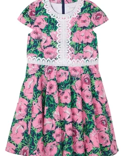 Lilly Pulitzer Kids Idala Short Sleeved Dress (Toddler/Little Kid/Big Kid)