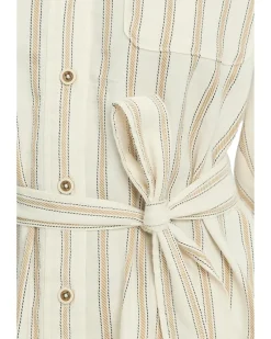 Liverpool Los Angeles Belted Stripe Shacket Women's