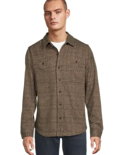 Liverpool Los Angeles Knit Long Sleeve Button Up Shirt Men's