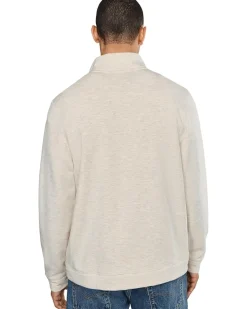 Liverpool Los Angeles Long Sleeve Mock Neck Button Placket Pullover Men's