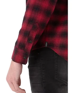 Liverpool Los Angeles Long Sleeve Button Up Shirt With Flap Pockets Men's