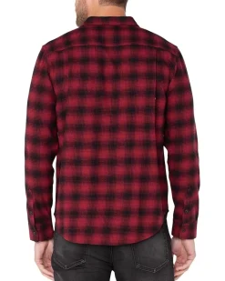 Liverpool Los Angeles Long Sleeve Button Up Shirt With Flap Pockets Men's