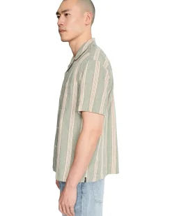 Liverpool Los Angeles Short Sleeve Button-Up Camp Shirt Men's