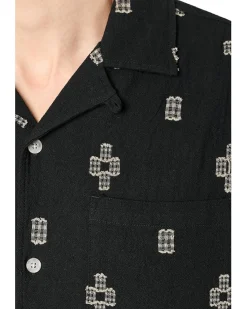 Liverpool Los Angeles Short Sleeve Button-Up Camp Shirt Men's